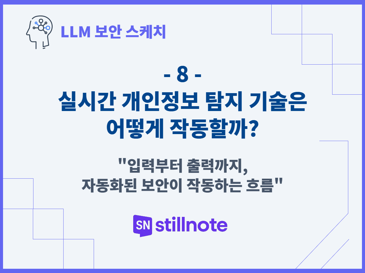 실시간 개인정보 탐지 기술은 어떻게 작동할까?